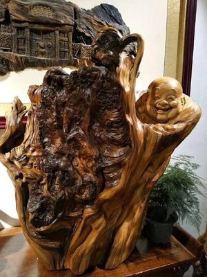 陈瑞涛崖柏作品鉴赏 自然与匠心的深度对话